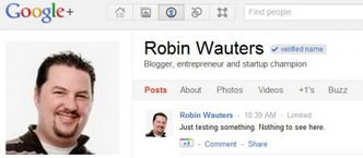 google 推出實名認證標記 主要針對名人