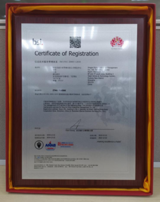 平安普惠科技中心正式通過ISO20000國(guó)際認(rèn)證